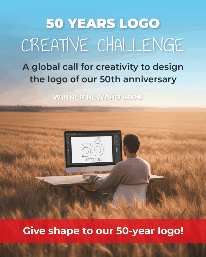 Arcusin 50th anniversary logo contest
